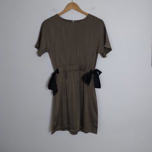 Carpenter Short Sleeve Elastic Waist Dress